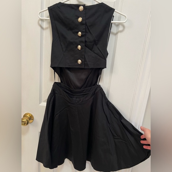 Forever 21 Black Mini Dress, S - Picture 2 of 3